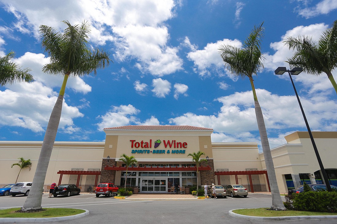 Total Wine & More is one of the anchor tenants at Benderson Development's Pelican Plaza