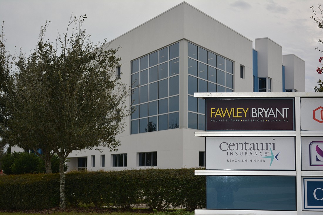 Centauri Insurance has planned to purchase five acres in Lakewood Ranch to construct an office building. The new site will be less than a mile from its current office (pictured) at 5391 Lakewood Ranch Blvd.