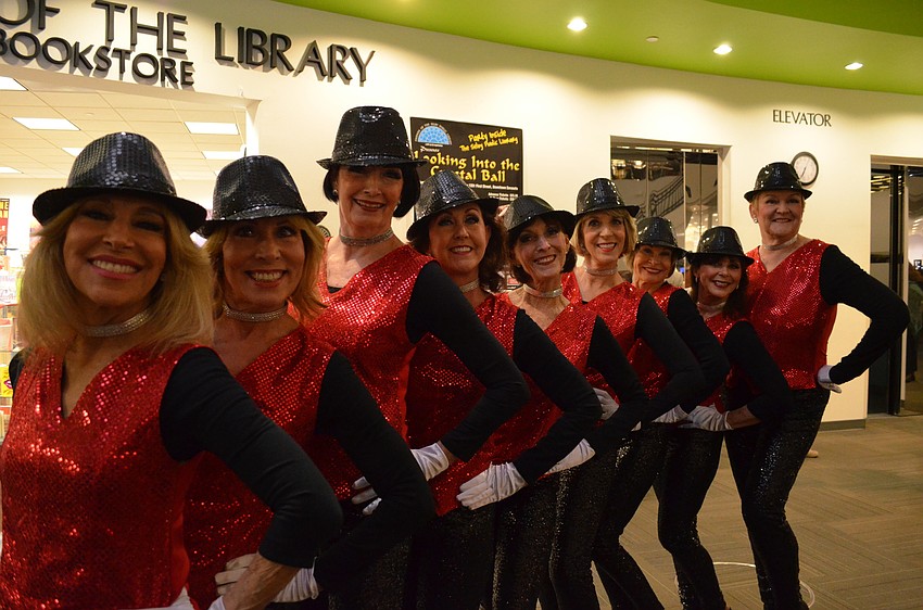 The Flash Tappers of the Players Theatre before their performance during the 6th annual Looking Into The Crystal Ball.