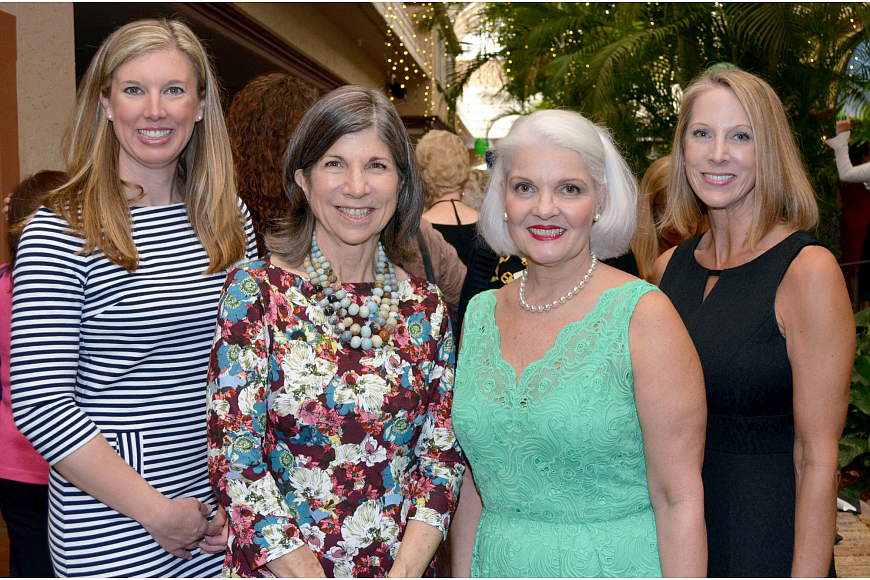 Amanda Gambert, featured speaker Anna Quindlen, Chairwoman Susan Powers and Heather Clark at the 2015 Legacy Luncheon.