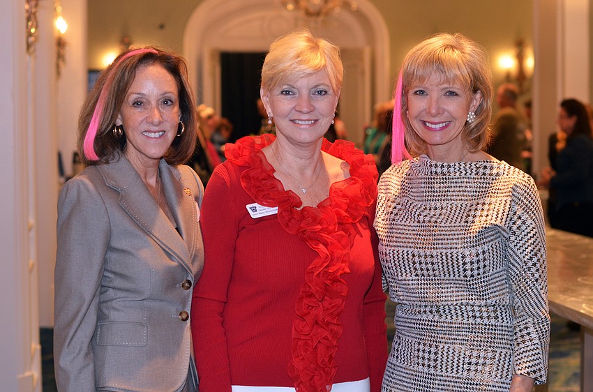 Co-Chair Deb Kabinoff, Alex Quarles and Co-Chair Charlie Ann Syprett