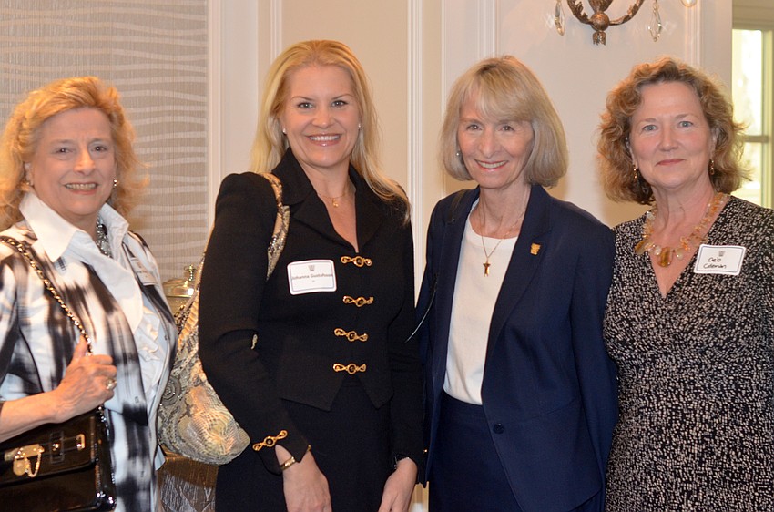 Pat Riley, Johanna Gustafsson, Priscilla Mitchell and Deb Coleman