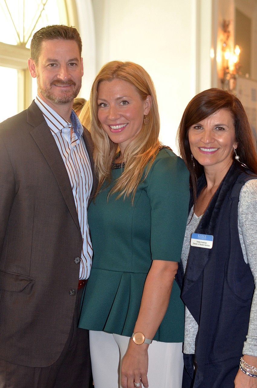 Rep. Greg and Jennifer Steube with Violeta Huesman