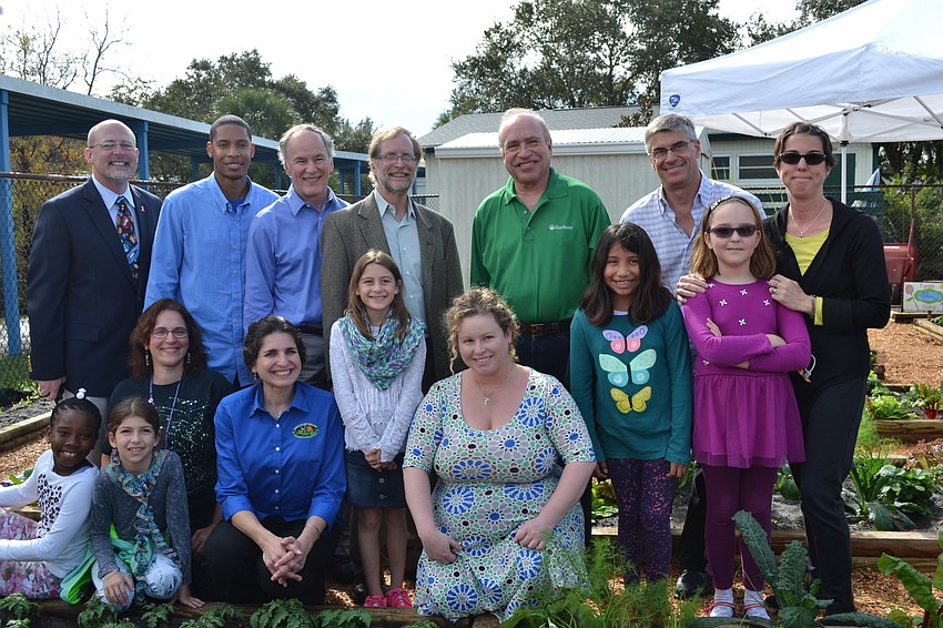 The group of NASA scientists along with Florikan CIO Ed Rosenthal, chef Paul Mattison and students.