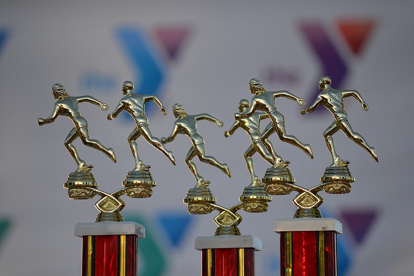 Trophies wait for the overall winners.