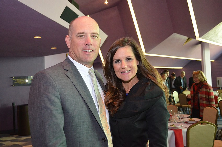 Kelly and Melissa Caldwell of the presenting sponsors Caldwell Trust Company