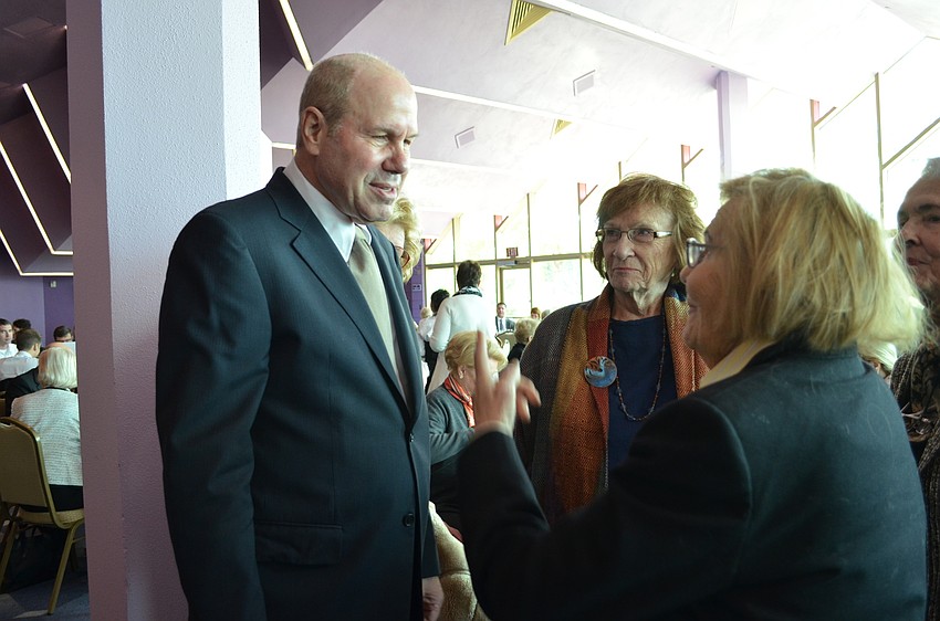 Michael Eisner catches up with his aunt Nancy Steiner.