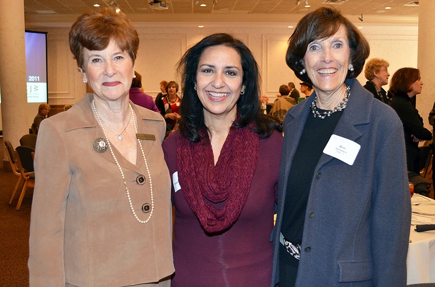 Lauren Brownstein, scholarship recipient Lisa Gadomski-Gonzales and Ann Goldstein