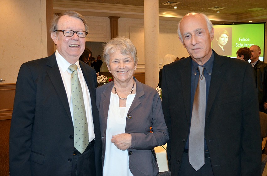 Pat and Ann Kenny with Peter Miller