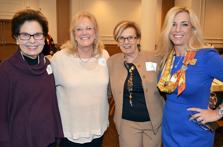 Marilyn Shapo, Gladys Grad, Joan Bour and Stacey Grad