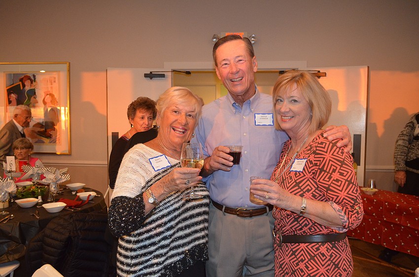 Nancy Chanos with Gayle and Betty Sue Johnson