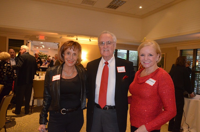 Audrey Martin with Jack and Phyllis Black
