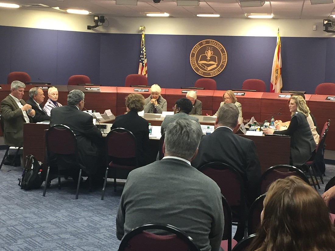 Members of the Manatee, Sarasota and Charlotte counties' school boards discussed their priorities for 2016.