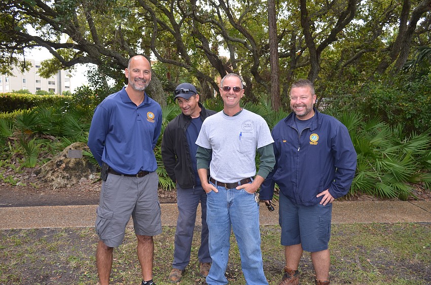 Mark Richardson, Frank Scrivani, Mark Kerr and Tony Porter