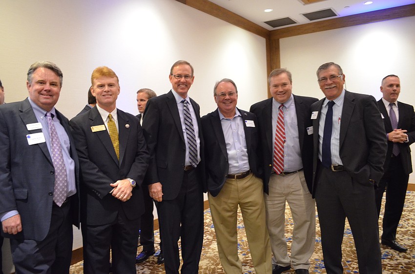 Charlie Brown, Charles Hines, Michael Gowan, Mark Hawkins, Mike Quillen and Jack Bispham