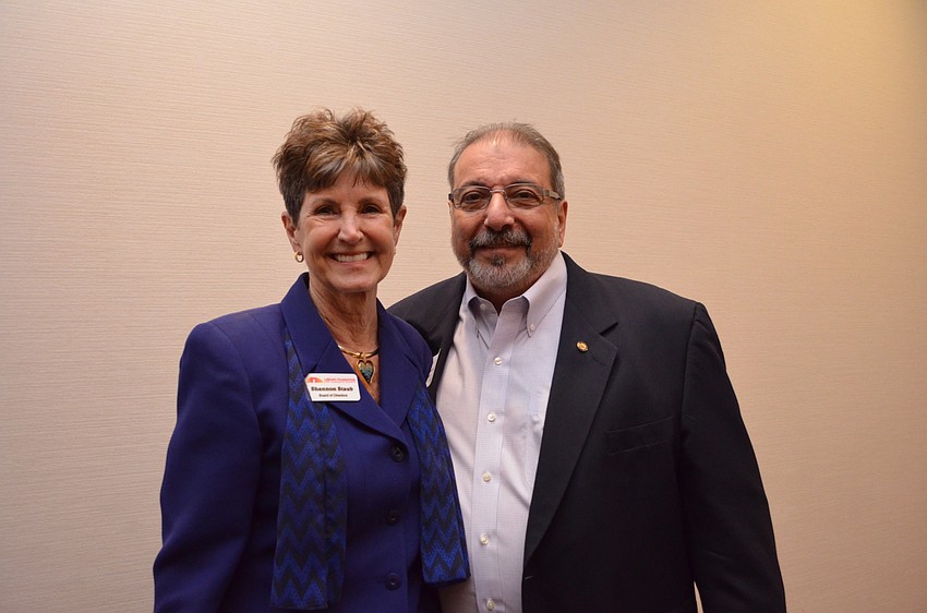 Shannon Staub and Sarasota County Commissioner Al Maio