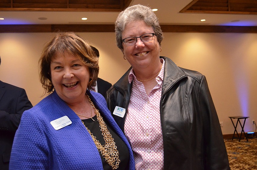 Virginia Haley and Karen Bogues