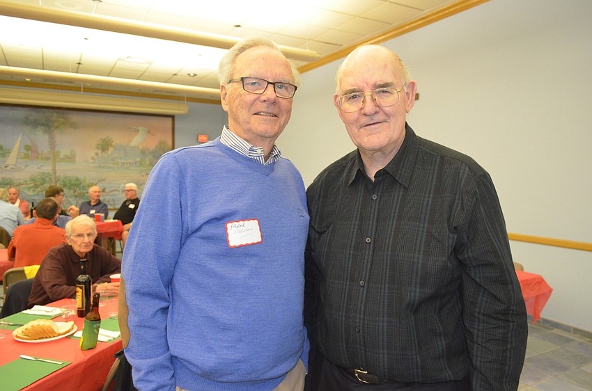 Frank Morneau and Msgr. Gerry Finegan