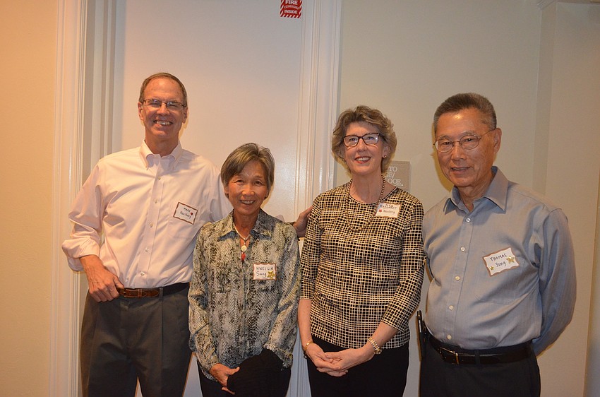 Mark Hausberg, Hwei Lin Sung, Meg Hausberg and Thomas Sung