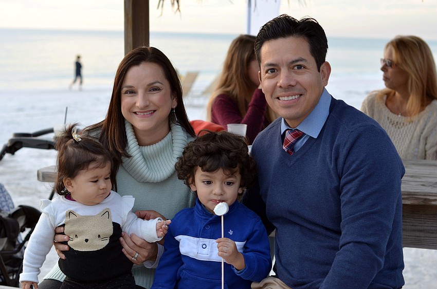 Jessica and Mario Bringas with their children Anabela and Alejandro