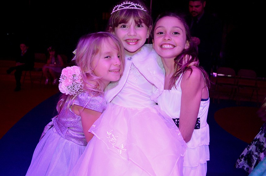 Caitlyn Conley, Isabella Juliano and Emma Dawson spend time with friends.