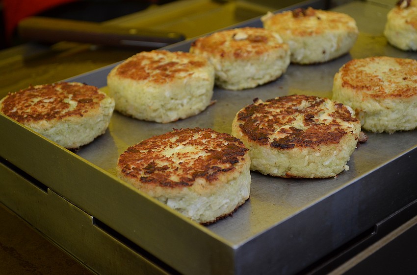 Crab cakes from Anna Linda's.