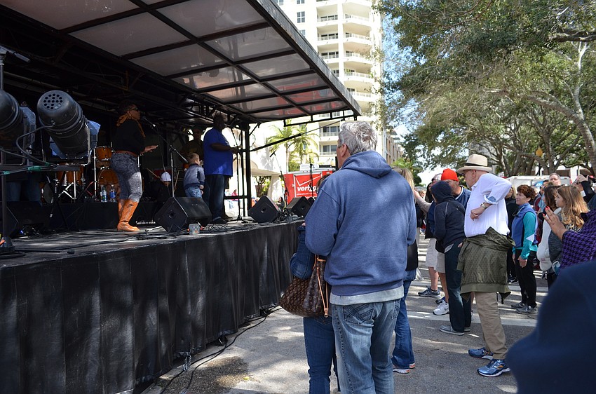 Local bands played during the two-day Sarasota Seafood & Music Festival.