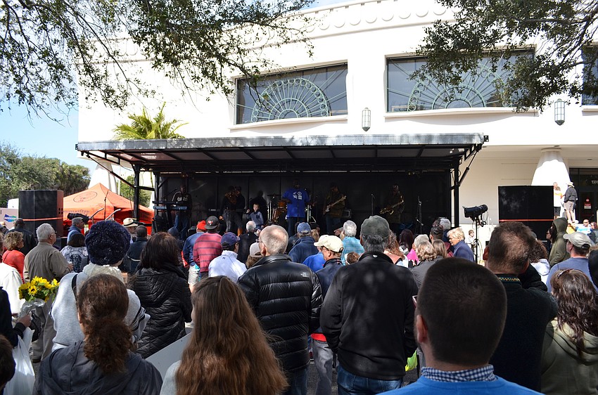 Local bands played during the two-day Sarasota Seafood & Music Festival.