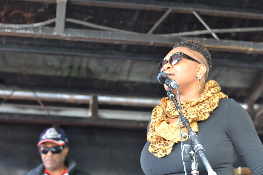 Shantal Norman performs with Jah Movement Saturday, Jan. 23 at the Sarasota Seafood & Music Festival.
