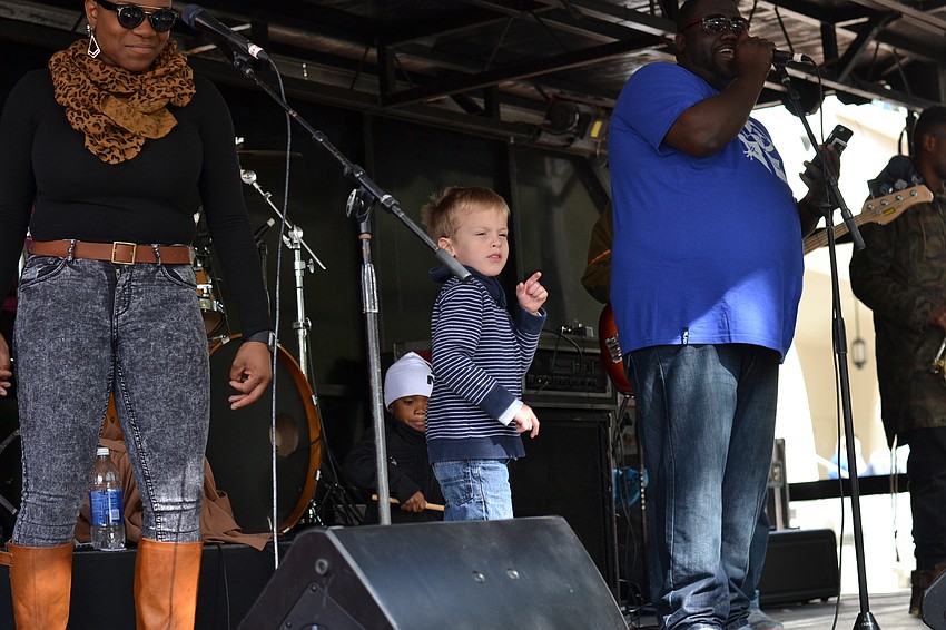 William Duggan was invited on stage to dance by Jah Movement.