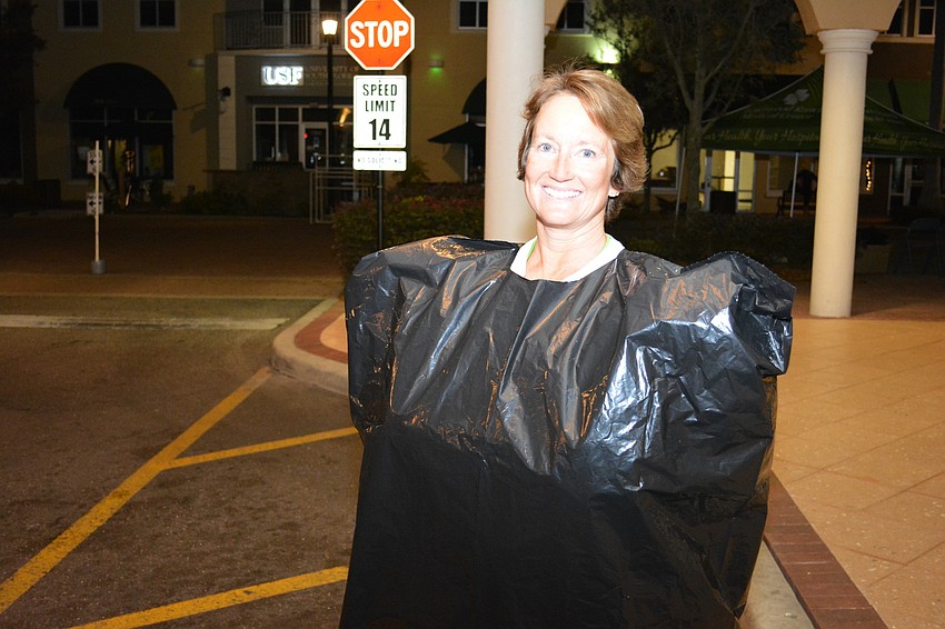 Renee Brownlee of Venice and Chanhassen, Minn., said the race was a good way for her to see Lakewood Ranch. She kept warm before the race with a coat she didn't mind throwing in the trash.