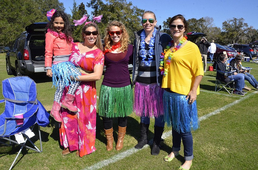 Isabella Tanner, Abbie Wonnell, Rubie Gaudette, Anna Malone and Kim Baughman of Bradenton.