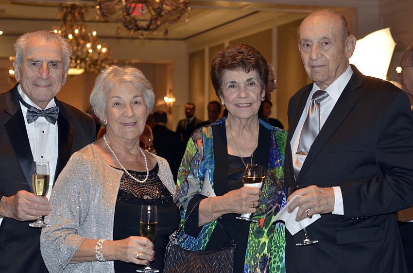 Charles and Mary Koritsas with Elaine and Nick Lampros