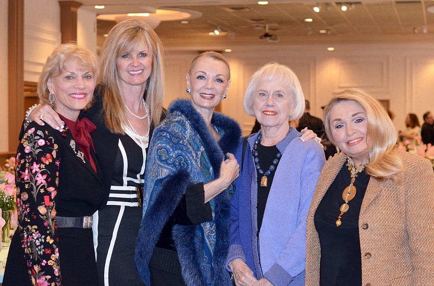 Diana and Joleen Roskamp, honoree Jean Weidner Goldstein, Carol Phillips and Ida Zito
