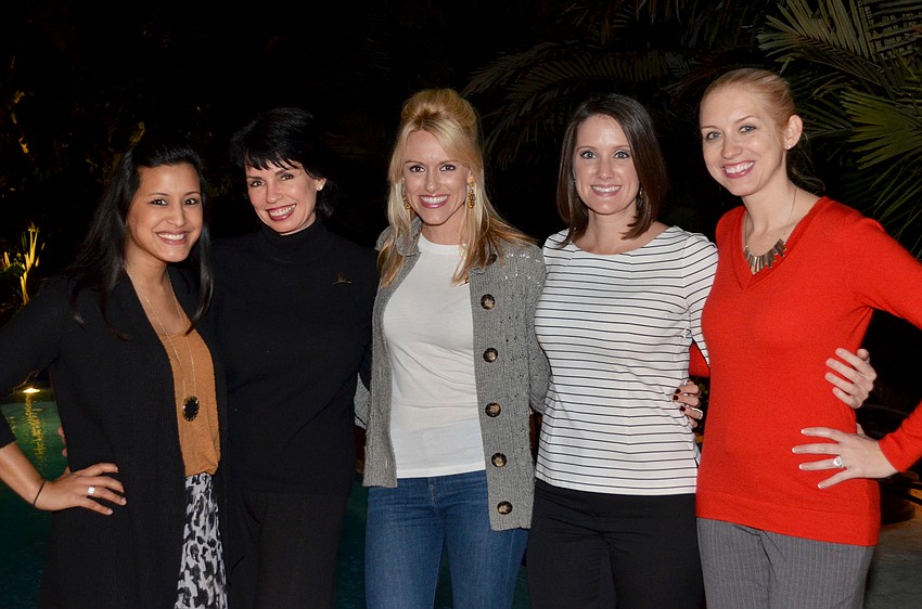 Veena Shrestha and Nikki Sedacca with Co-Chairs Montana Taplinger, Jennifer Rust and Ashley Thomas