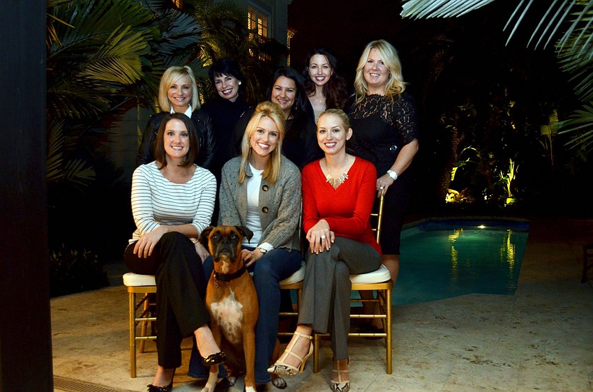 Lulu, Nikki Sedacca, Kelsey Alholm, Diana Buchanan, Fondren Watts and Co-Chairs Jennifer Rust, Montana Taplinger and Ashley Thomas