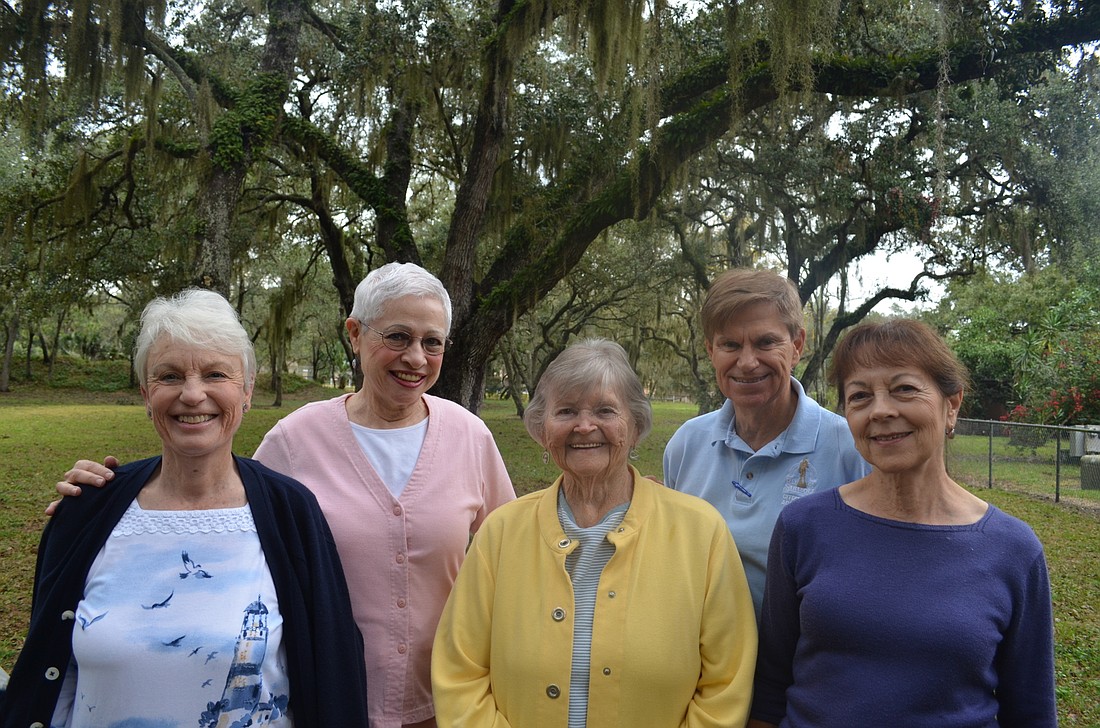 Joyce Burnham, Edie Kaplan, Millie Small, Norm Dumaine and Renee Gluvna are reaching out to a variety of local groups as they try to improve Fruitville Road Park.
