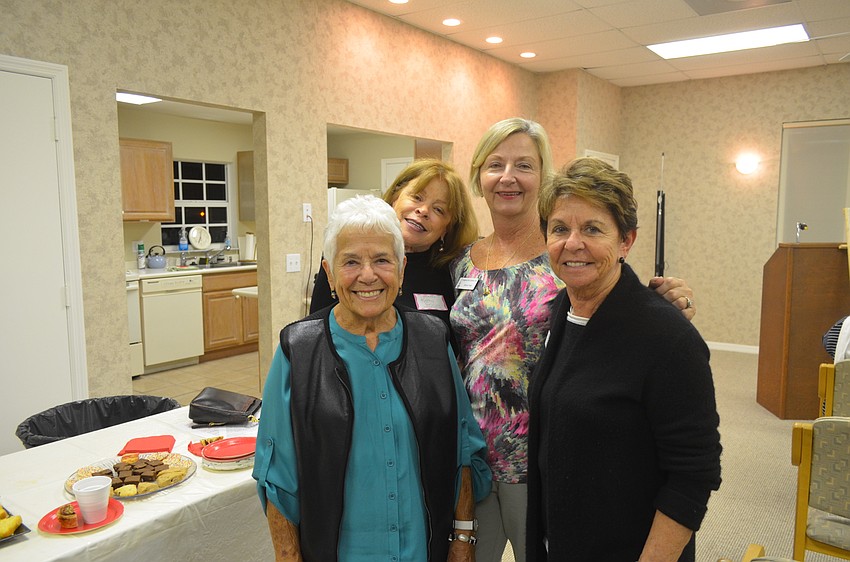Beverly Shapiro, Kathy Gricius, Janice Cook and Carol Peschel