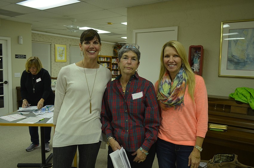 Michelle Hoover, Madelyn Spoll and Jennifer Stiles