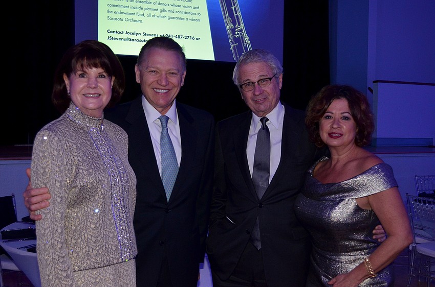 Elizabeth and Louis Weary with John and Mayra Schmidt