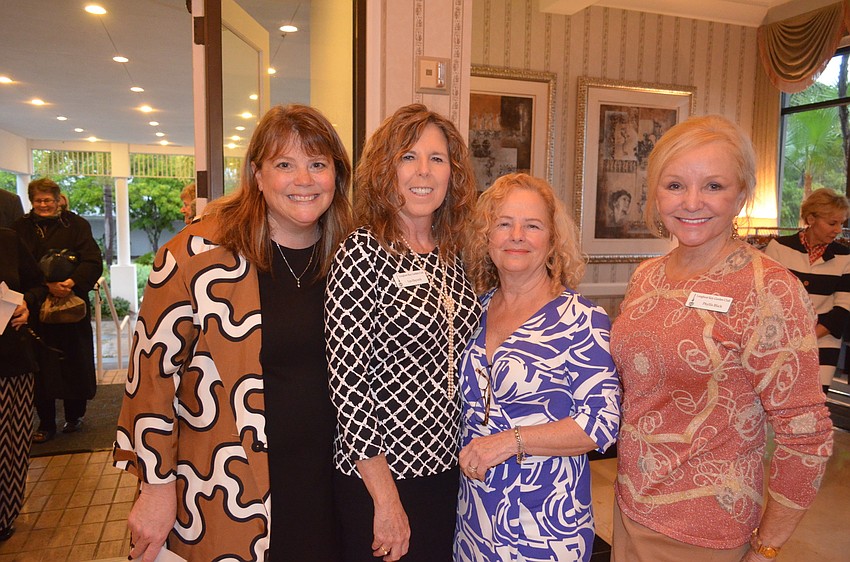 Event chairwomen Patty Sileo, Lyn Haycock, Palma Panza and Phyllis Black