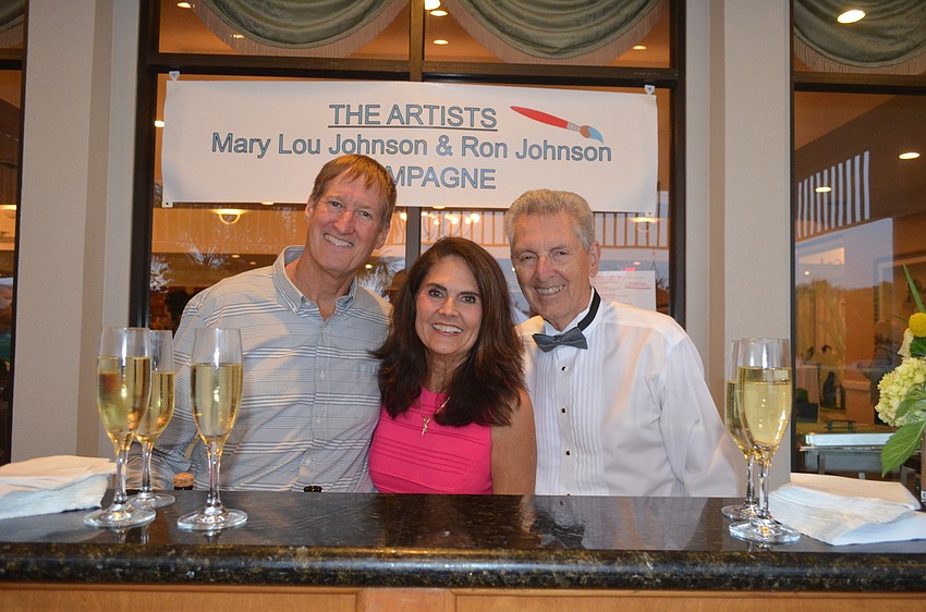 Bartenders Neil Avison, Mary Lou Johnson and Ron Johnson