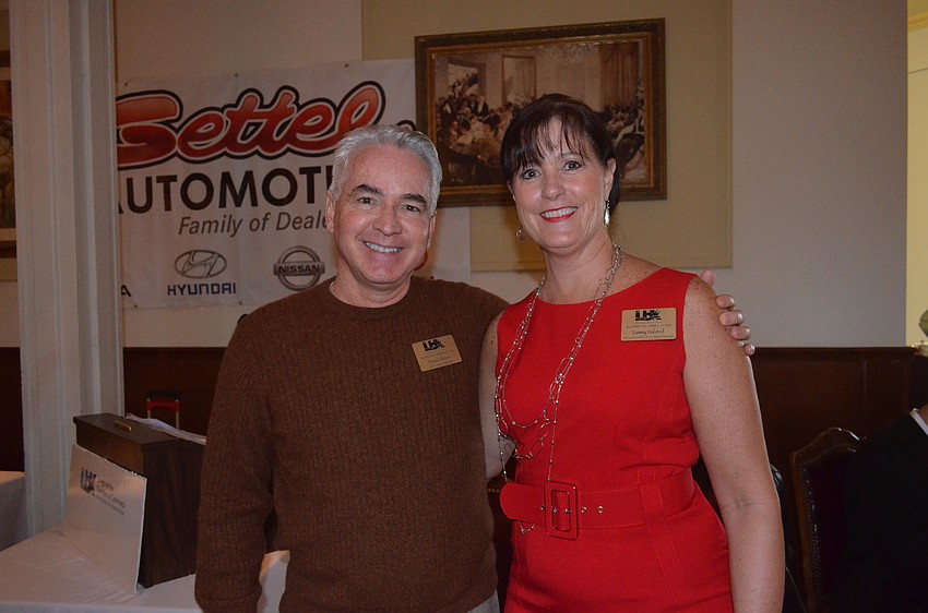 David Pilston, of Save Our Seabirds, and 2016 Chairman of the Board Tammy Halsted, of Michael Saunders & Co. Rental Division
