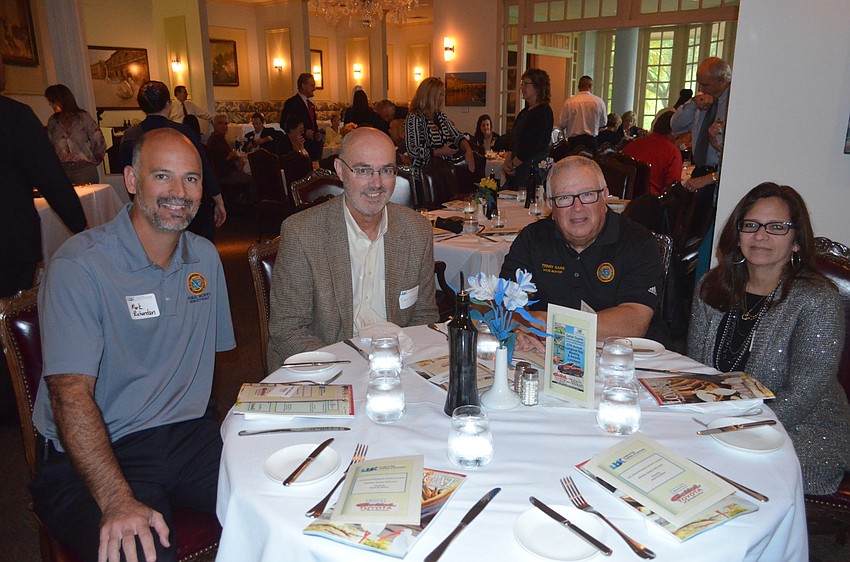 Mark Richardson, Town Manager Dave Bullock, Vice Mayor Terry Gans and Sue Smith, of the Town of Longboat Key
