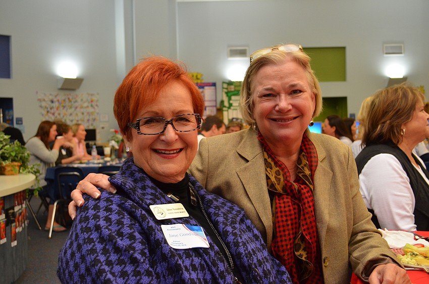 Sarasota County School Board Member Jane Goodwin and Chair Shirley Brown