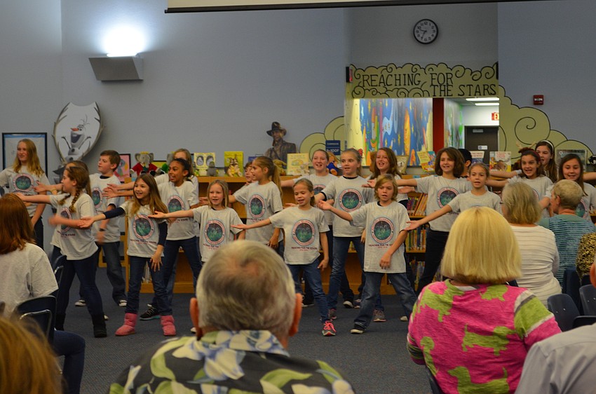 Students performed for alumni and former faculty members.