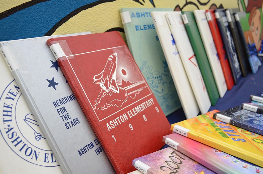 Yearbooks traced back to 1976 when Ashton Elementary School opened.