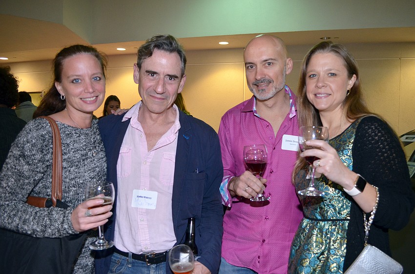 Kelly Fores and David Breitbarth with Jamie and Andrea Dennis