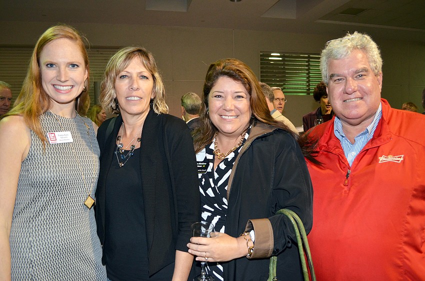Emma Kate Silvestri, Karen Cadou, Annette Sciolino and Hugh Shields