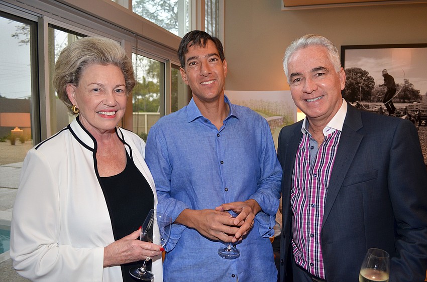 Ann Anderson, Erik Patel and David Pilston